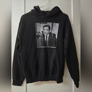 Black Graphic Hoodie Sweatshirt - Pullover The Office